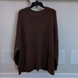 Aerie Brown XXL Sweater (like new!)